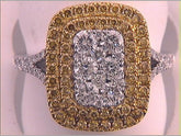 1 1/2CTW-DIA GIFT YELLOW  DIAMOND RING